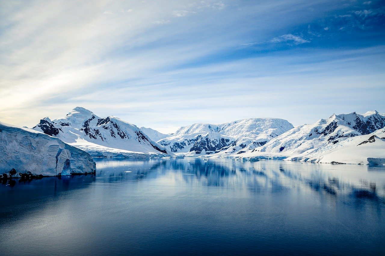 iceberg, ocean, antarctica